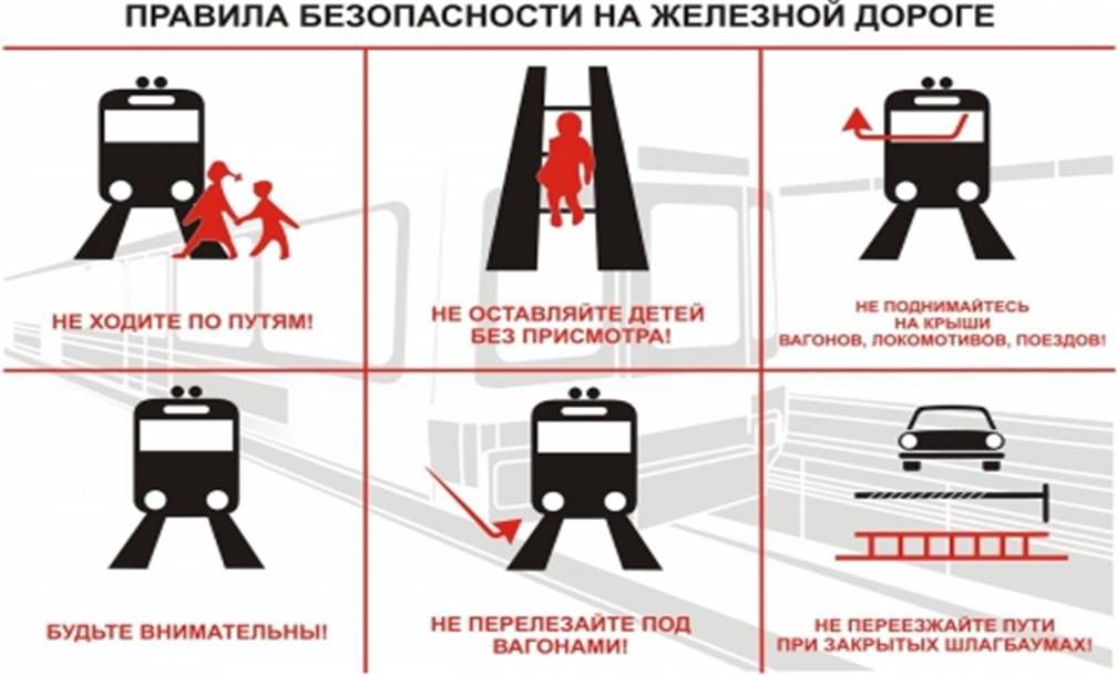 Памятка по безопасности на железной дороге и объектах железнодорожного транспорта.