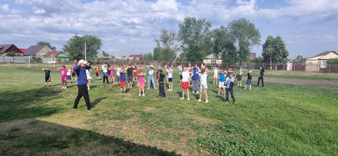 Прошла всероссийская акция «Зарядка Героя» - в лагере &amp;quot;Корабль &amp;quot; Детство&amp;quot;&amp;quot;.