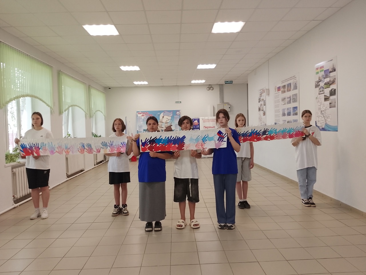 Игры на свежем воздухе сплотили отряды..