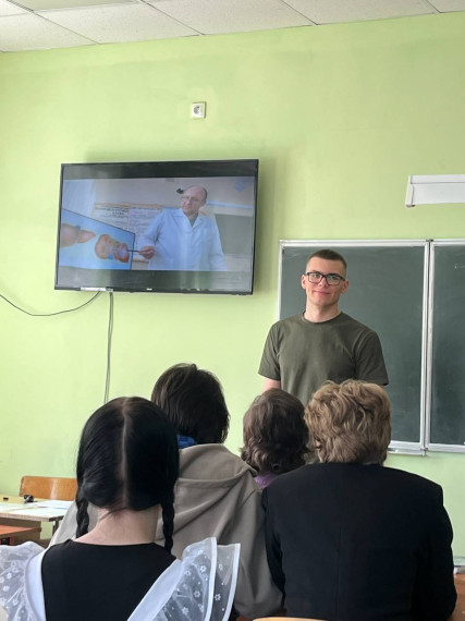 Профориентационный урок в 9-ых классах.
